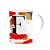 Caneca do Pai - Inicial do nome letra F - Bg-Red - Imagem 2