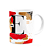 Caneca do Pai - Inicial do nome letra E - Bg-Red - Imagem 2