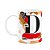Caneca do Pai - Inicial do nome letra D - Bg-Red - Imagem 1