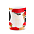 Caneca do Pai - Inicial do nome letra D - Bg-Red - Imagem 3