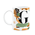 Caneca do Pai - Inicial do nome letra G - Bg-Green - Imagem 1
