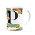 Caneca do Pai - Inicial do nome letra P - Bg-Green - Imagem 2