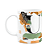 Caneca do Pai - Inicial do nome letra U - Bg-Green - Imagem 1