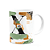 Caneca do Pai - Inicial do nome letra X - Bg-Green - Imagem 2