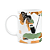 Caneca do Pai - Inicial do nome letra V - Bg-Green - Imagem 1