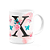 Caneca Butterfly - Inicial letra X - 325ml - Imagem 2