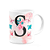 Caneca Butterfly - Inicial letra S - 325ml - Imagem 2