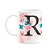 Caneca Butterfly - Inicial letra R - 325ml - Imagem 1