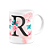 Caneca Butterfly - Inicial letra R - 325ml - Imagem 2