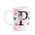 Caneca Butterfly - Inicial letra P - 325ml - Imagem 1