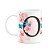 Caneca Butterfly - Inicial do nome letra O - 325ml - Imagem 1