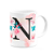 Caneca Butterfly - Inicial letra N - 325ml - Imagem 2
