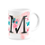 Caneca Butterfly - Inicial letra M - 325ml - Imagem 2