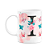 Caneca Butterfly - Inicial letra I - 325ml - Imagem 1