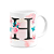 Caneca Butterfly - Inicial letra H - 325ml - Imagem 2