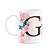 Caneca Butterfly - Inicial letra G - 325ml - Imagem 1