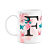 Caneca Butterfly - Inicial letra F - 325ml - Imagem 1