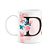 Caneca Butterfly - Inicial letra D - 325ml - Imagem 1