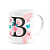 Caneca Butterfly - Inicial do nome letra B - 325ml - Imagem 2
