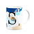 Caneca Professores - Inicial do nome letra S - 325ml - Imagem 2