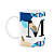 Caneca Professores - Inicial do nome letra M - 325ml - Imagem 1