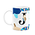 Caneca Professores - Inicial do nome letra J - 325ml - Imagem 1
