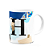 Caneca Professores - Inicial do nome letra H - 325ml - Imagem 2