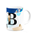 Caneca Professores - Inicial do nome letra B - 325ml - Imagem 2
