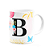 Caneca Floral Garden - Inicial do nome letra B - 325ml - Imagem 2