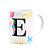 Caneca Floral Garden - Inicial do nome letra E - 325ml - Imagem 2
