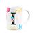 Caneca Floral Garden - Inicial do nome letra I - 325ml - Imagem 2