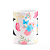 Caneca Floral Garden - Inicial do nome letra K - 325ml - Imagem 3