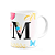 Caneca Floral Garden - Inicial do nome letra M - 325ml - Imagem 2