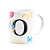Caneca Floral Garden - Inicial do nome letra O - 325ml - Imagem 2