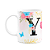Caneca Floral Garden - Inicial do nome letra Y - 325ml - Imagem 1
