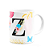 Caneca Floral Garden - Inicial do nome letra Z - 325ml - Imagem 2