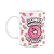 Caneca Divertida - Donut Worry - Se a vida é uma escola - Imagem 1