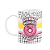 Caneca Divertida - Donut Worry, be happy - Dorme que passa - Imagem 1