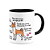 Caneca Dog - Meu Basenji, melhor pessoa! B-black - Imagem 2