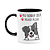 Caneca Dog - Meu Border Collie, melhor pessoa! B-black - Imagem 1