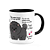 Caneca Dog - Meu Chow chow, melhor pessoa! B-black - M2 - Imagem 2