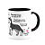 Caneca Dog - Meu Husky siberiano, melhor pessoa! B-black - Imagem 2