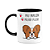 Caneca Dog - Meu Papillon, melhor pessoa! B-black - Imagem 1