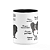 Caneca Dog - Meu Papillon, melhor pessoa! B-black - M2 - Imagem 3