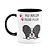 Caneca Dog - Meu Papillon, melhor pessoa! B-black - M2 - Imagem 1
