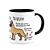 Caneca Dog - Meu Belga malinois, melhor pessoa! B-black - Imagem 2