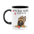 Caneca Dog - Meu Belga malinois, melhor pessoa! B-black - Imagem 1