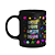 Caneca Proteção - Eu quero - Eu posso - Eu consigo - Preta - Imagem 1