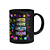 Caneca Proteção - Eu quero - Eu posso - Eu consigo - Preta - Imagem 2