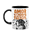 Caneca - Amor de quatro patas - Cachorro Bernese - B-black - Imagem 1